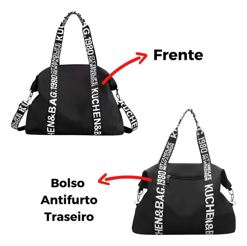 Bolsa de gimnasio y culturismo de color rosa para mujer