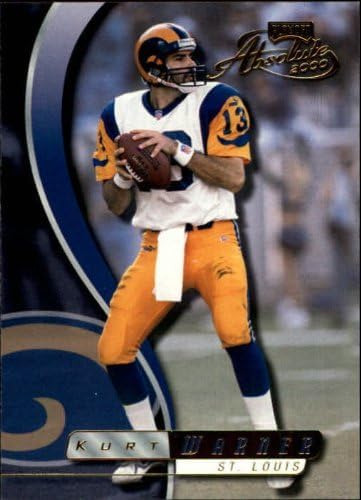 2000 Absolute 130 Kurt Warner Nfl Tarjeta Coleccionable De F