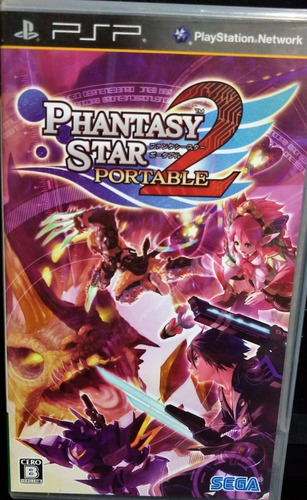 Playstation Psp Phantasy Star Portable 2 Japones Rpg Anime