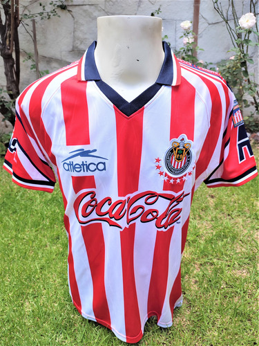 Jersey Chivas Guadalajara Local Retro Coca Talla L