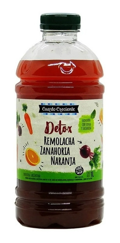 Jugo Detox  Naranja, Zanahoria Y Remolacha 1000ml X5u