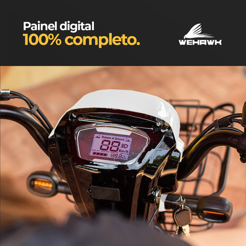 Mini Scooter Elétrica 500w Sem Cnh 32km/h Wehawk 2024