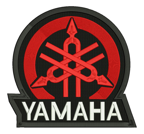 Parche Bordado Yamaha Logo Y Letra Termoadhesivo