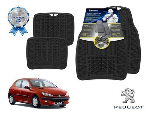 Tapetes 4pz Uso Rudo Peugeot 206 2006 Michelin