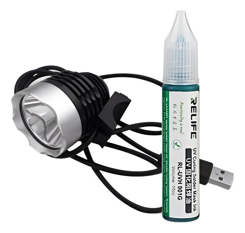 Lanterna Lampada Uv+ Mascara Uv