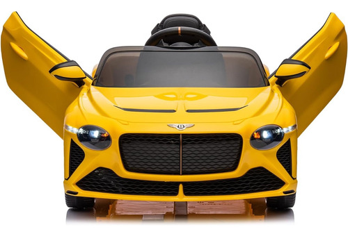 Vehículo P/niños Estilo Bentley Bacalar; 12 V; Amarilo