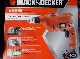 Taladro 1/2 550w Percutor Black & Decker Reversible Variable