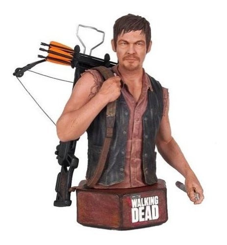 The Walking Dead Daryl Dixon Mini Figura De Acción Busto.