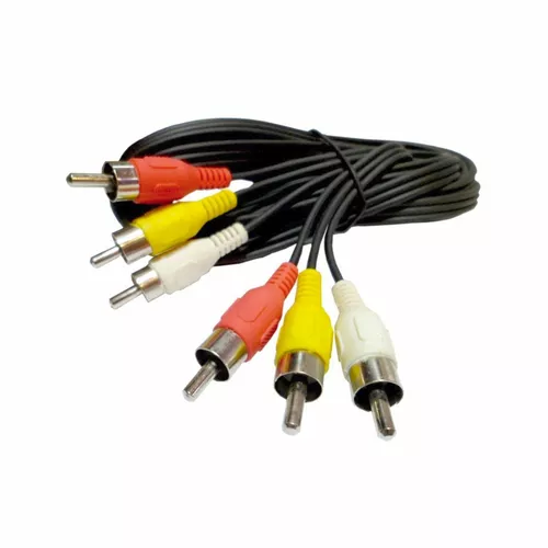 Cable Auxiliar De Audio / Video Plug Rca X 3 A Plug Rca X 3