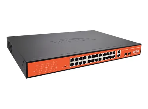 Switch 24 Poe + 2 Sfp Giga Fibra + 2 Rj45 Giga Cobre 250 Wat