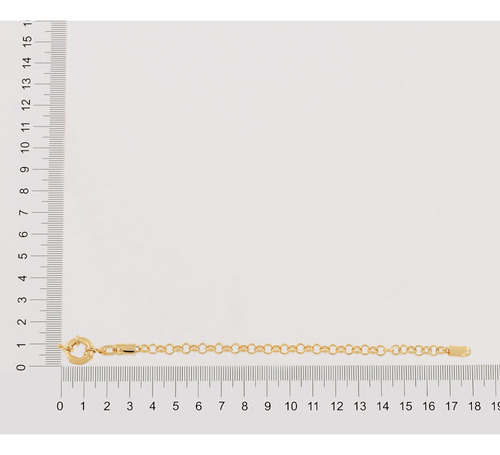 Pulseira Com Berloque Prosperidade Folheado Ouro Rommanel