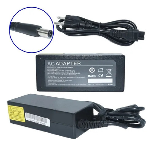 Cargador - Fuente Notebook Hp 18.5v 3.5a 65w 7.4*5.0