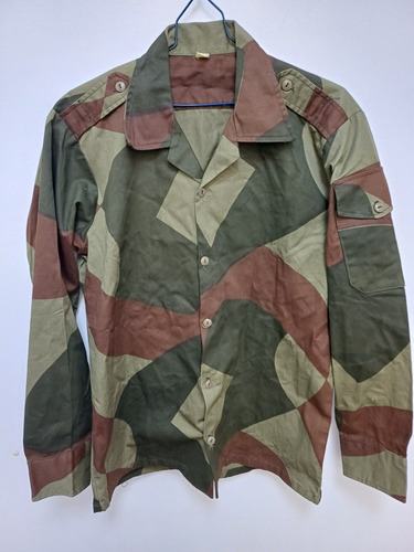 7k Antigua Camisa Militar Camisola Ejército Camuflado M