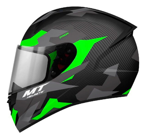 Casco Mt Stinger Tracker Verde Mate Xl