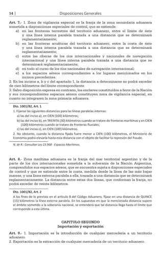 Codigo Aduanero 2019