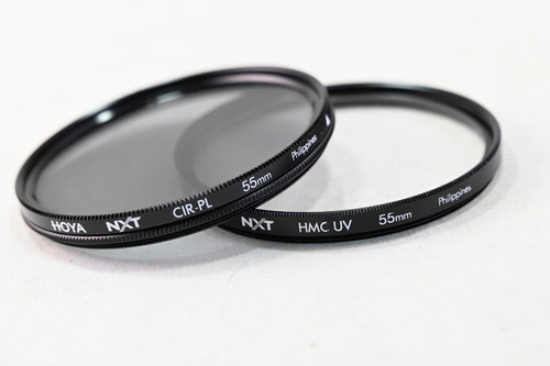 Filtro Hoya Nxt 55mm Polarizador Mas Uv Set