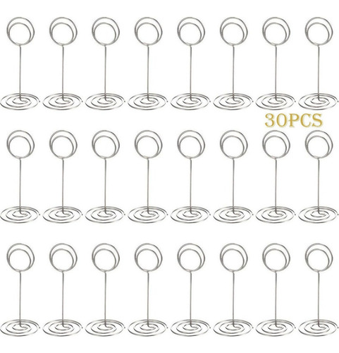 Gift 30pcs Table Number Holder Card Clips