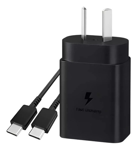 Cargador Para Samsung S23 Fe Carga Ultra Rápida 25w Blanco