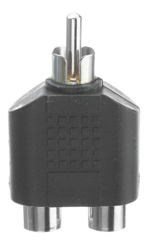 Adaptador De Rca Macho Plug A Doble Rca Hembra Doble Salida