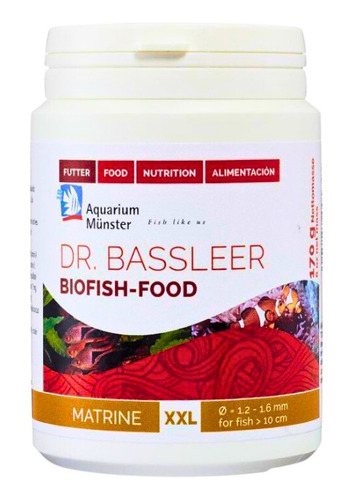 Ração Dr Bassleer Matrine Xxl 1,5mm 170g Ração Para Peixes