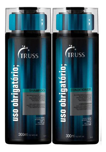 Kit Shampoo E Condicionador Uso Obrigatório Truss