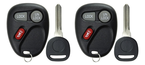 Keyless Entry Remote Key Fob De Coche Y Key Repuestos Par