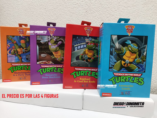 Neca Pizza Club Pack Tmnt Ninja Turtles Nickelodeon Exclusiv