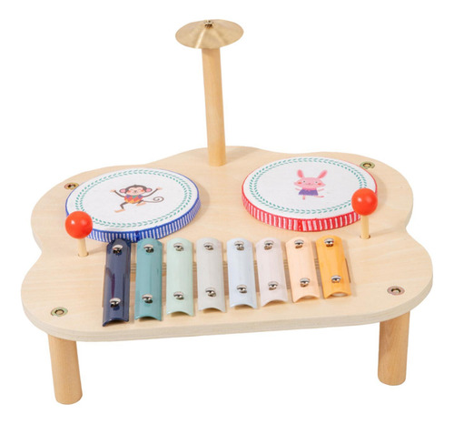 Juguete Musical De Madera, Instrumento De Percusión De