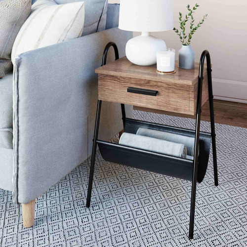 Estructura De Cama Con Plataforma De Metal Y Madera