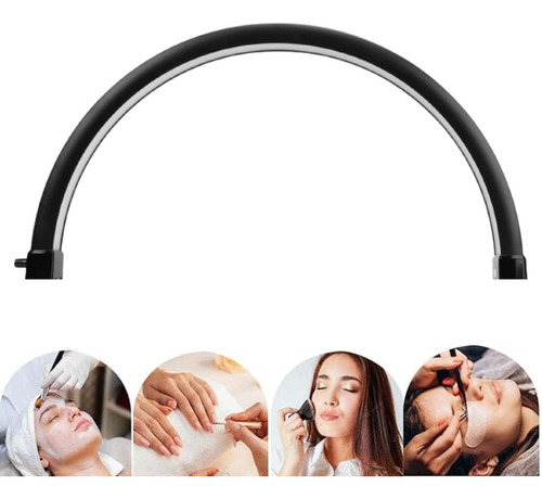 Luminária Meia Lua Arco  Ajustável 3 Tons Estetica Super Led