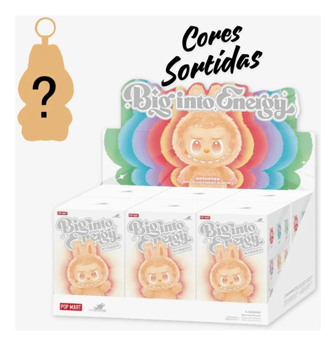 Labubu Boneco Chaveiro Pelúcia Pop Mart Colecionável Sortido