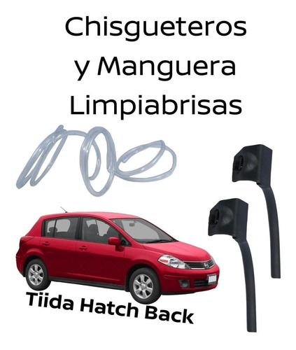 Rociadores Agua Parabrisas Tiida Hatch Back 2007-2018