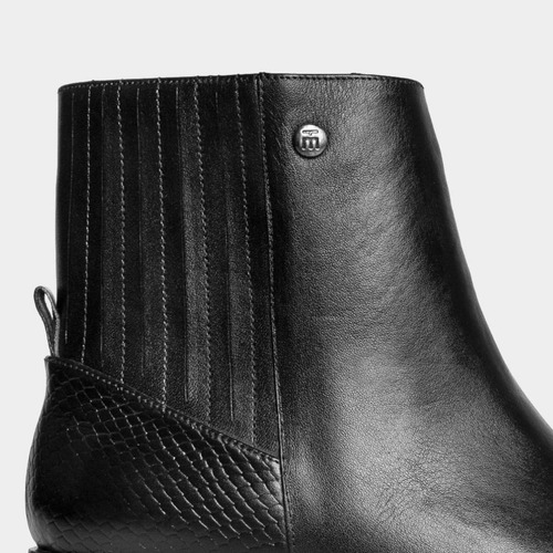 Botines Casuales Top Model Mujeres Tmo-ic0046 Cuero