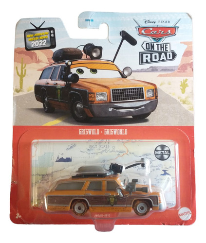 Cars Aventuras En El Camino - Metal - Griswold - Mattel 