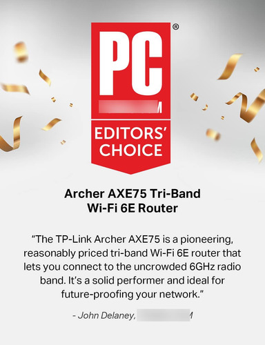 Router Tp-link Archer Axe75 Wifi 6e Triple Banda Gigabit Par