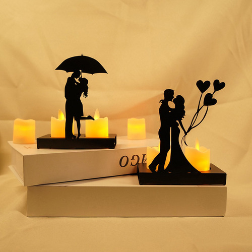 Regalo De Candelabro Hierro Para Pareja Para Boda (globos)
