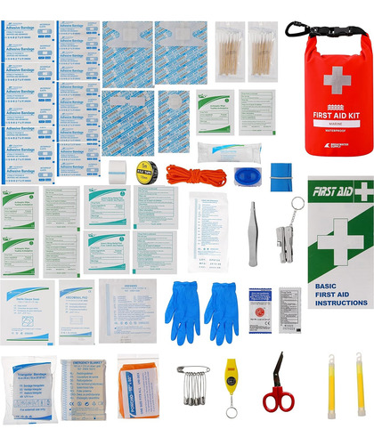 Kit Primeros Auxilios A Prueba De Agua Kayak Canoa Pesca Etc