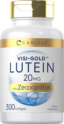 Luteína Y Zeaxantina 20mg, 300 Capsulas Blandas, Carlyle