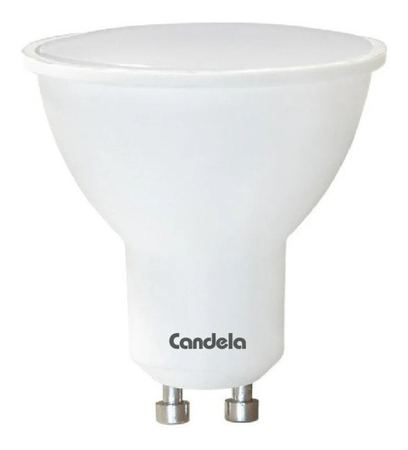 Dicroica Led Foco Lampara 5w Aluminio Pvc Luz Calida