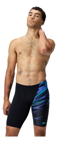Traje De Baño Hyperboom V-cut Jammer Para Hombre Speedo Negro 34