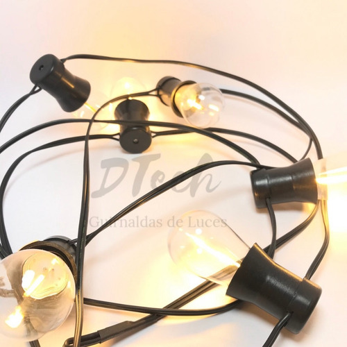 Imagen 2 de 7 de 20 Lámparas Led Mini Edison E27 1w Luz Cálida O Brillante