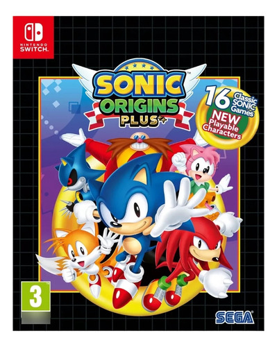 Sonic Origins Plus Nintendo Switch Físico