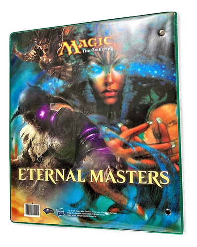 Álbum Magic Fichário Eternal Masters + 10 Folhas 9 Bolsos