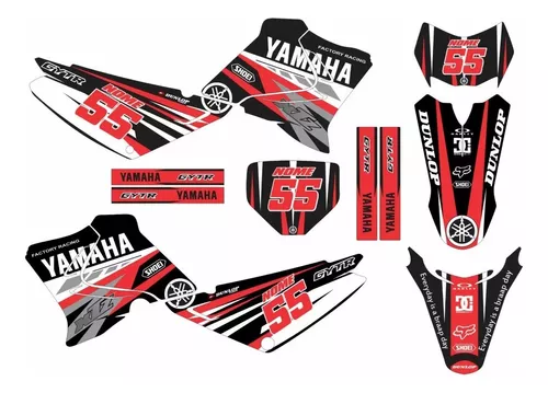 Adesivos Moto Cross Trilha Xtz 125 20mm Personalizada Lm112