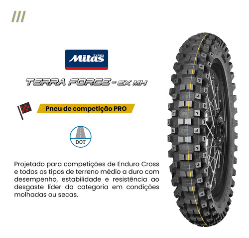 Pneu Traseiro 100/100-18 59r Terra Force-ex Mh