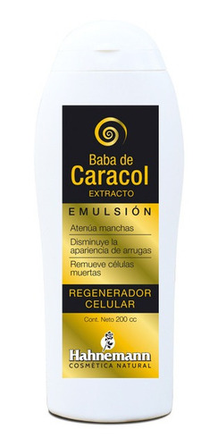 Emulsión Con Baba De Caracol Hahnemann - En Oferta