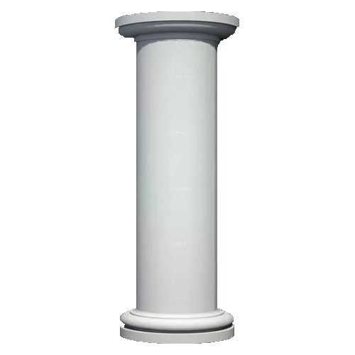 Molde Unicel Columna Lisa De 35 Cm Diametro X 1.22 M. 2 Pzas
