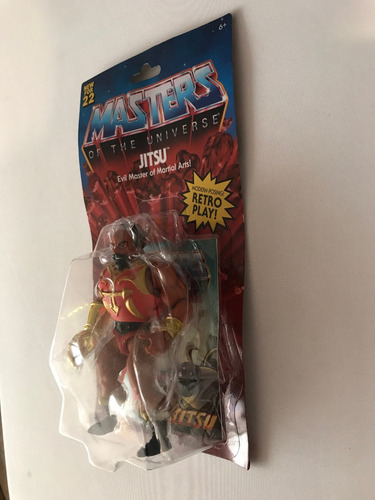 Jitsu Motu Origins Retro Play Blister Maltratado Mattel 2021 (Usado)