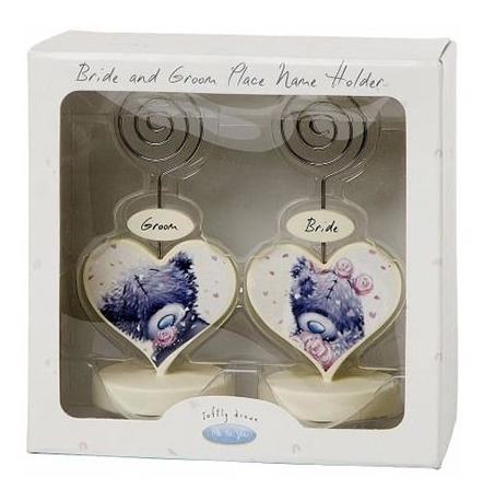 Me To You Tatty Teddy Porta-nombres Para Novios, Boda