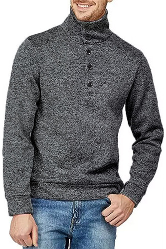Sueter Cardigan Cuello Tortuga Moda Casual Sudadera Chamarra